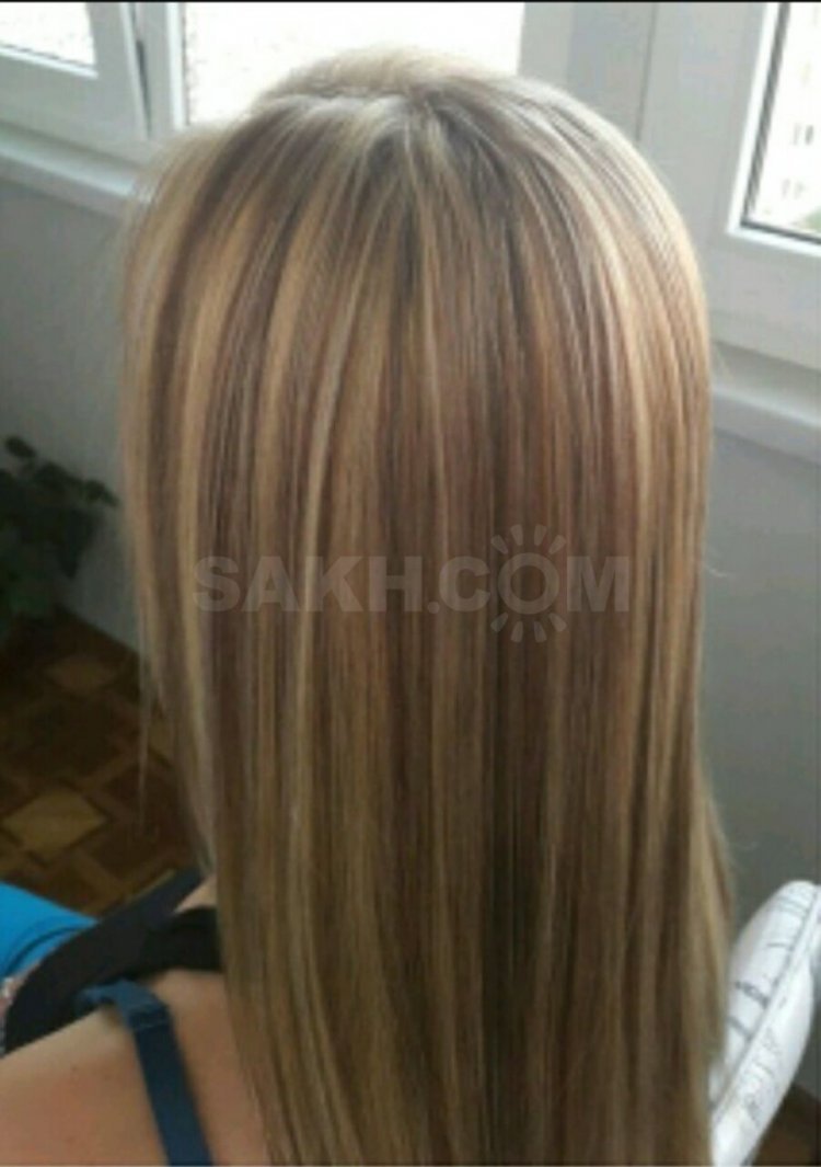 Частое мелирование на темные волосы