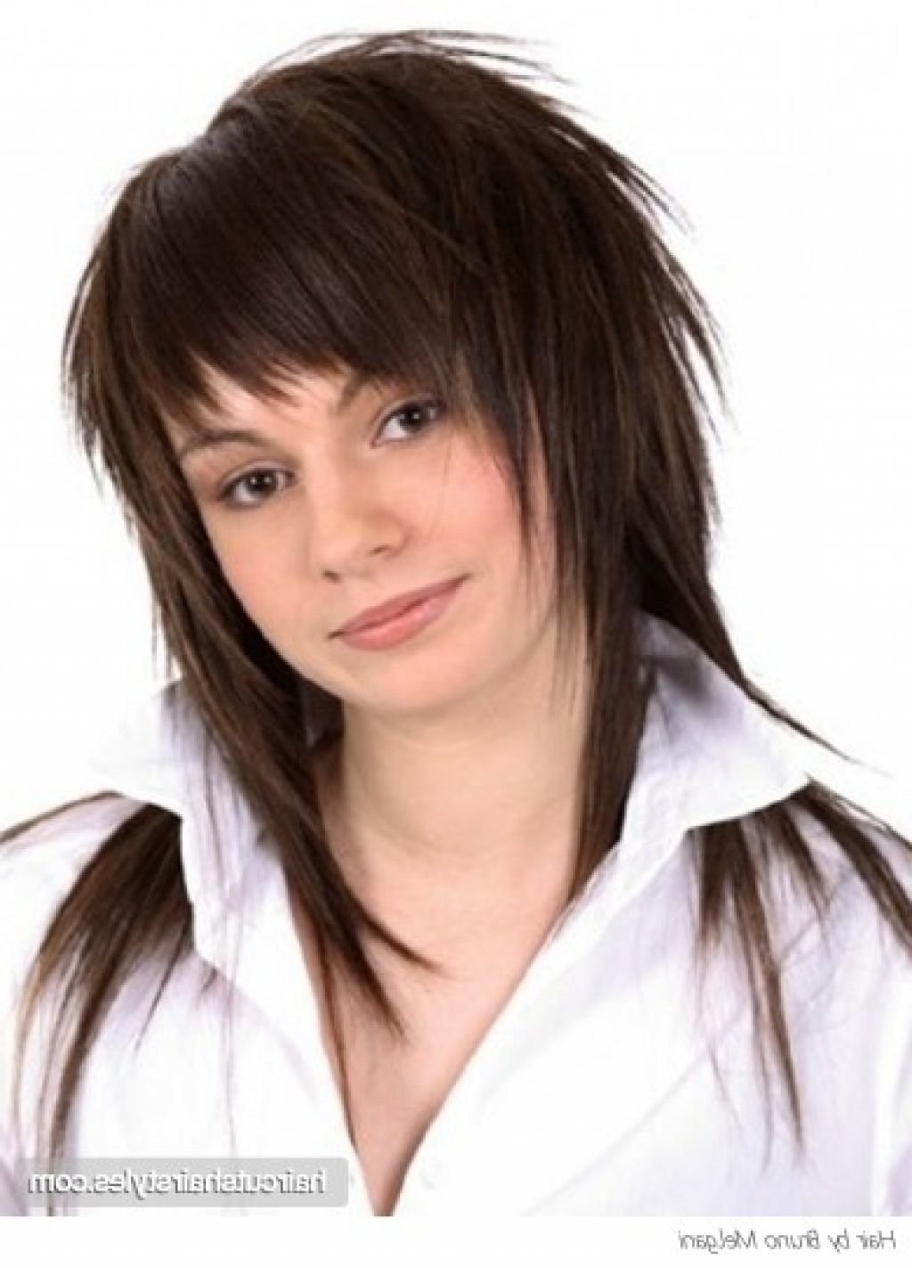 Стрижка Гаврош рваный Каскад