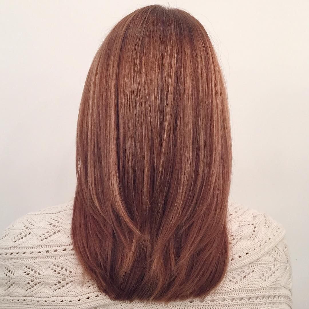 Полукруг на длинные волосы