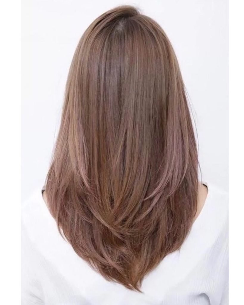 Стрижка углом на длинные волосы