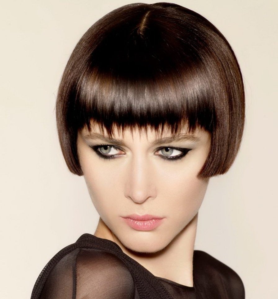 Короткие прямые челки