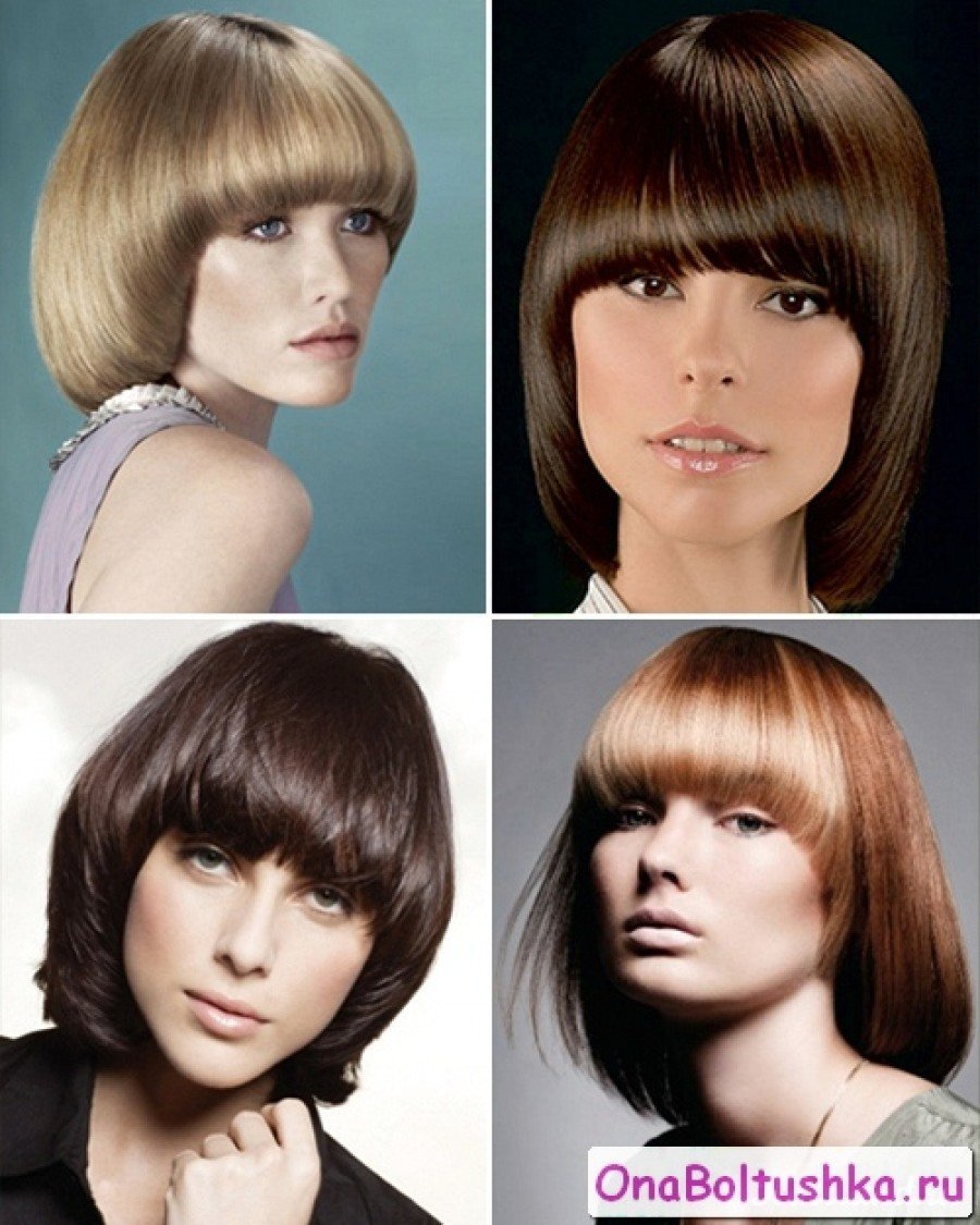 Стрижка градуированный Боб сессон