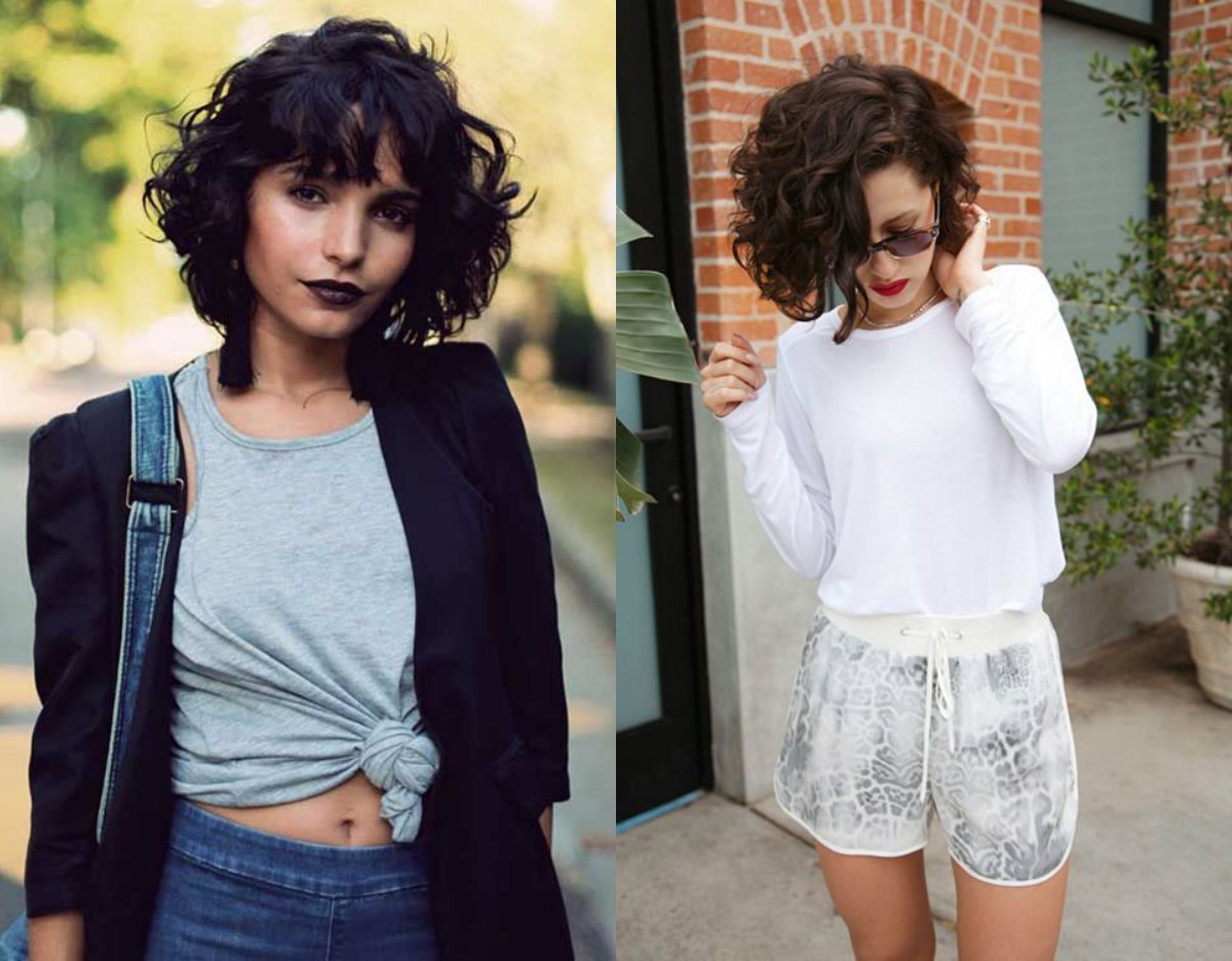 Каре на волнистые волосы