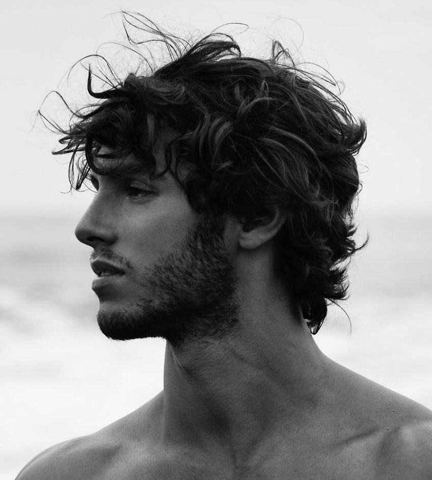 Мужские стрижки на длинные кудрявые волосы