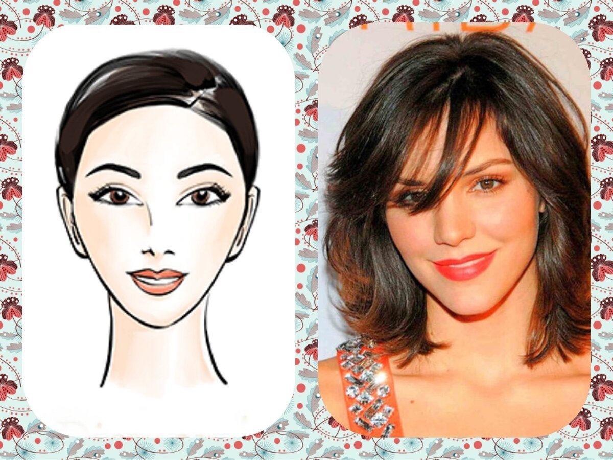 Стрижки для ромбовидного лица