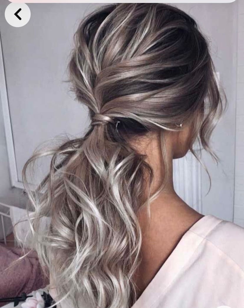 Небрежные Локоны на средние волосы