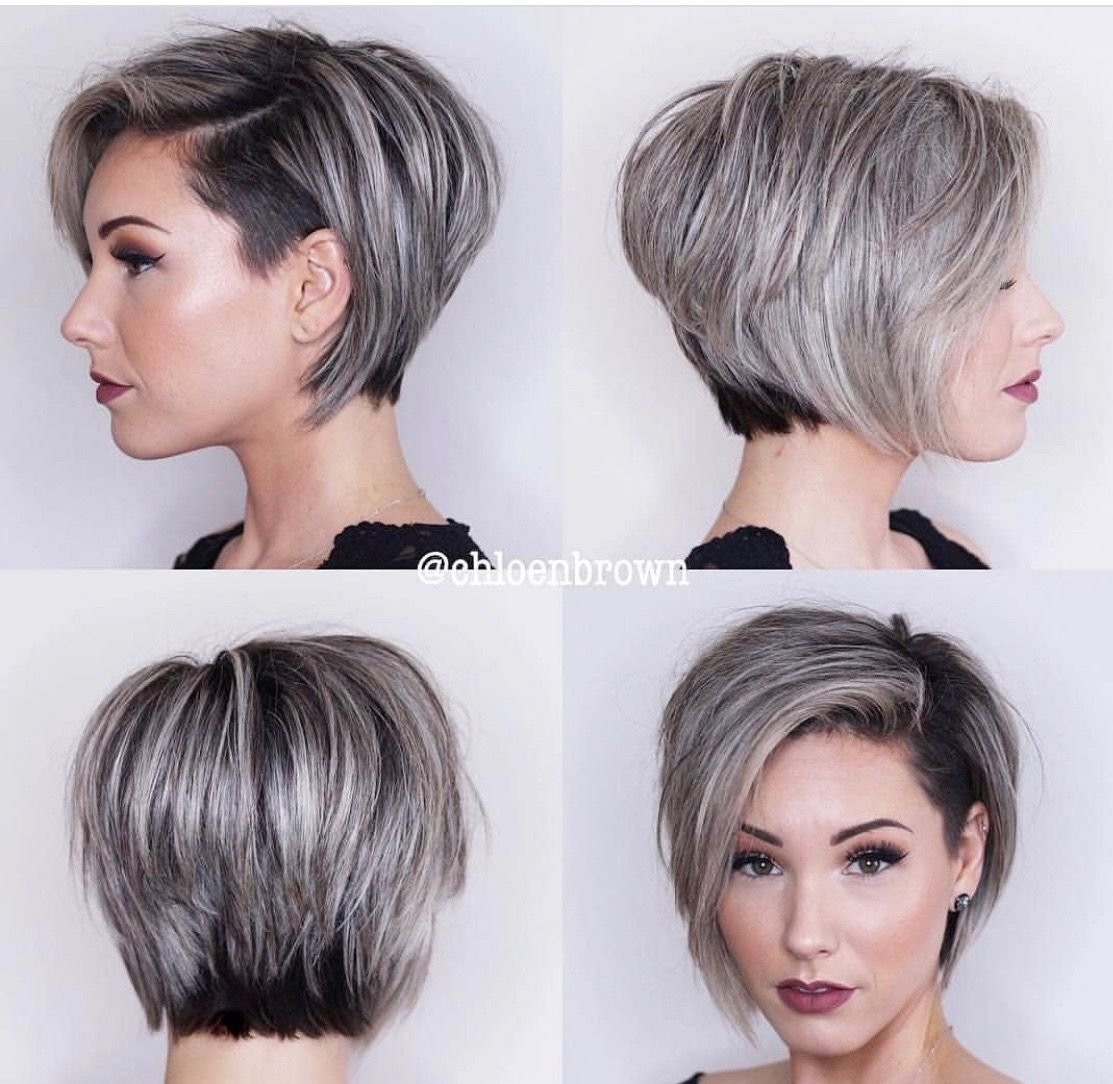 Стрижка Пикси андеркат Боб