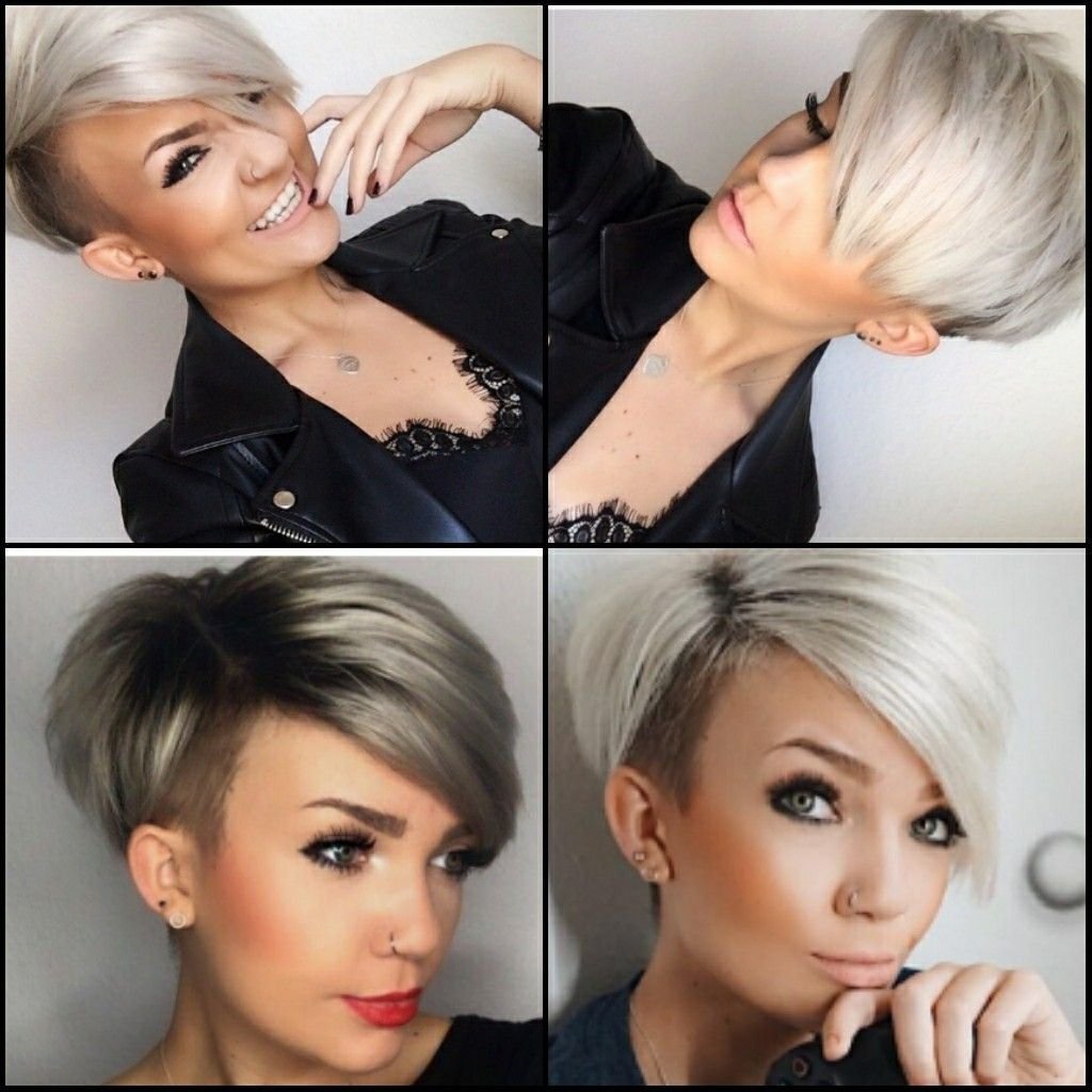 Стрижка Пикси Боб с выбритым виском