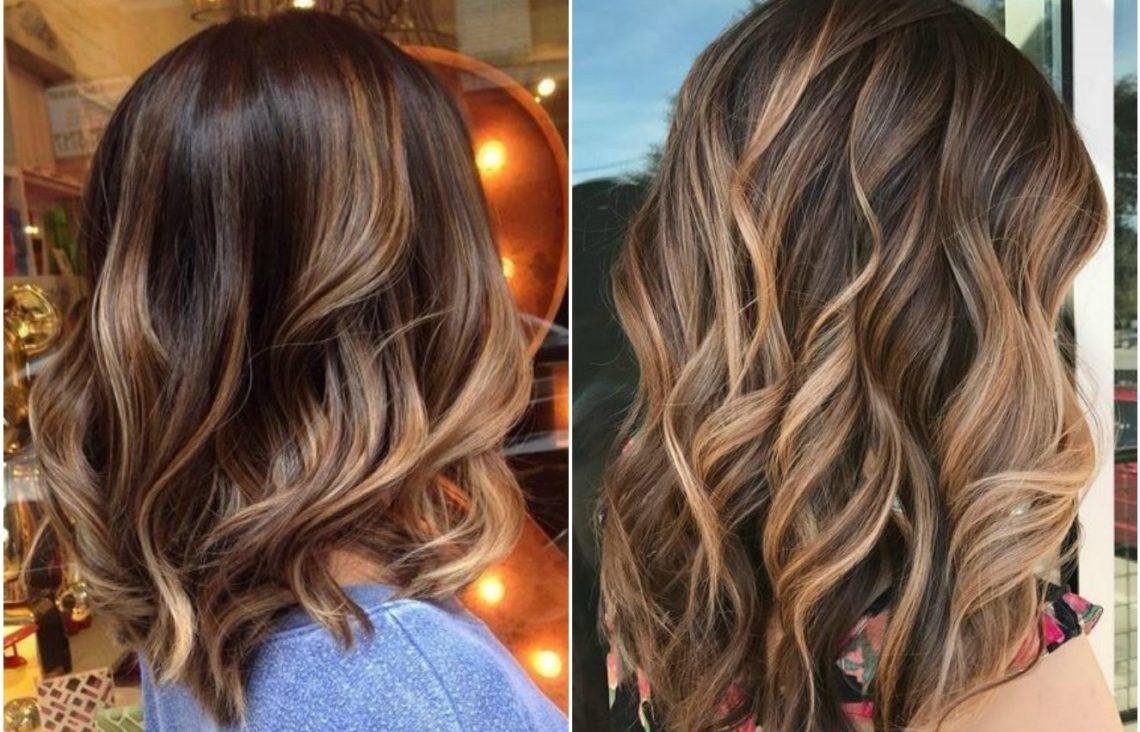 Окрашивание Мокка балаяж