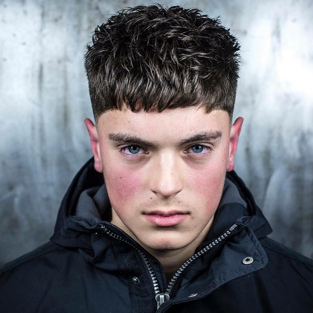 Кроп стрижка Цезарь