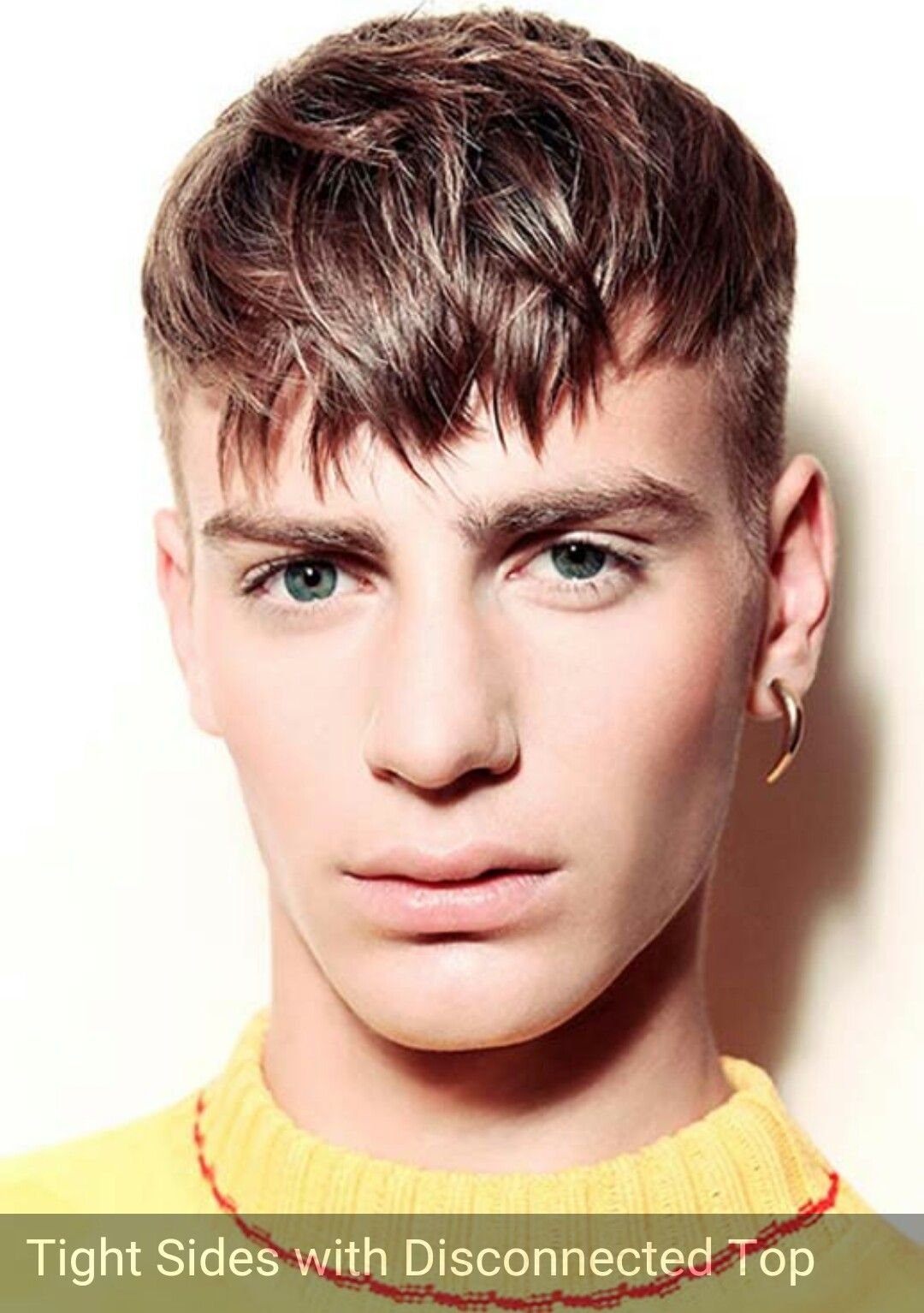 Мужские стрижки с челкой