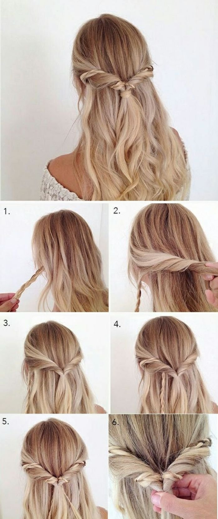 Пучок на длинные волосы пошагово