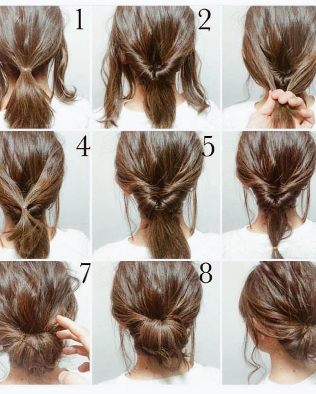 Быстрые прически. На прямые длинные волосы