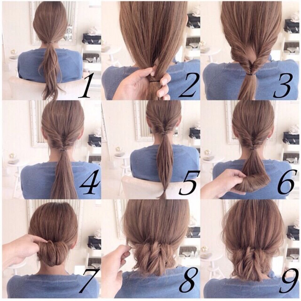 Быстрые прически на длинные волосы