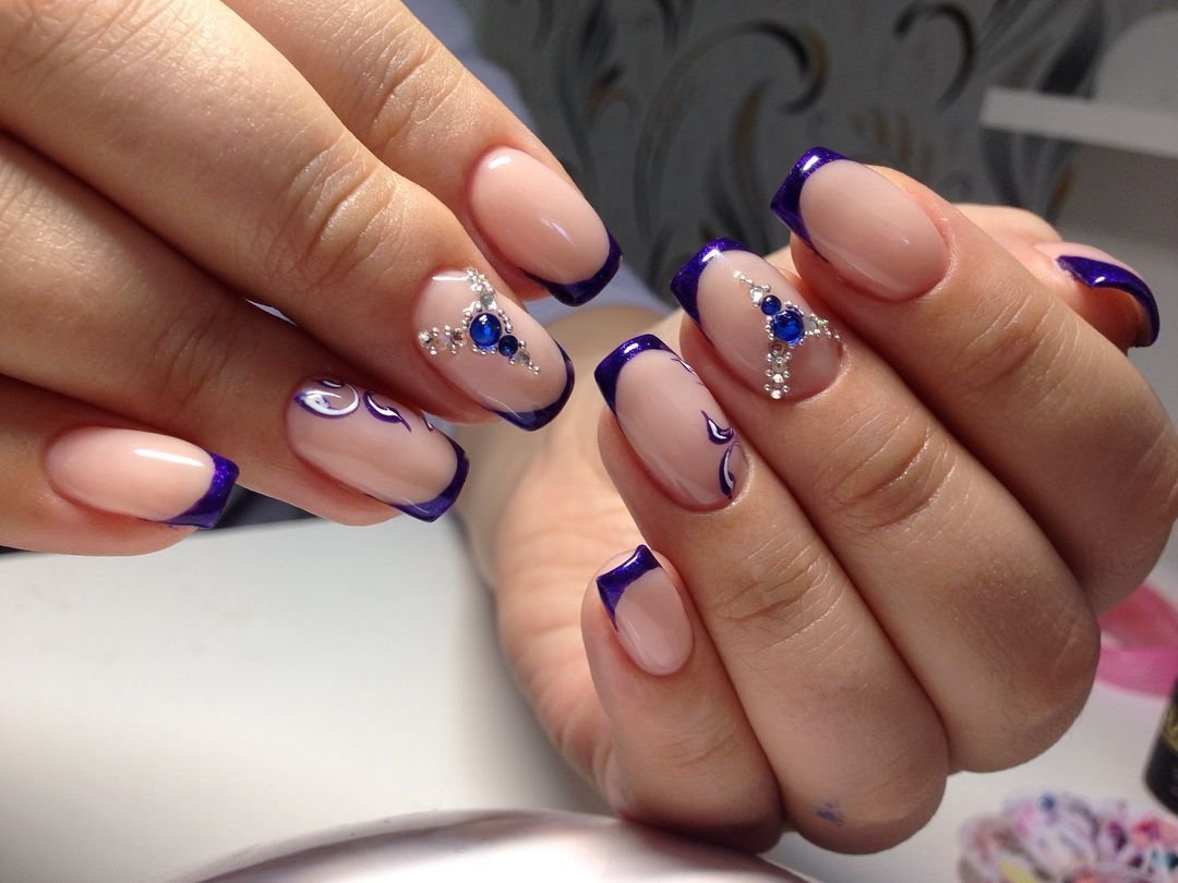 Синий френч