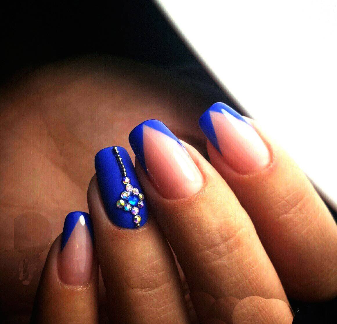 Выкладной френч синий