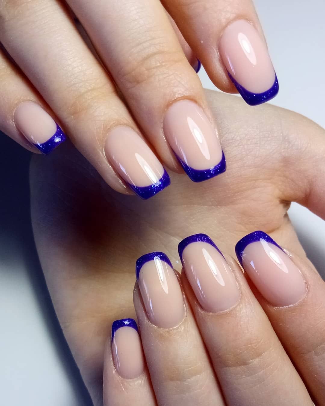 Синий френч