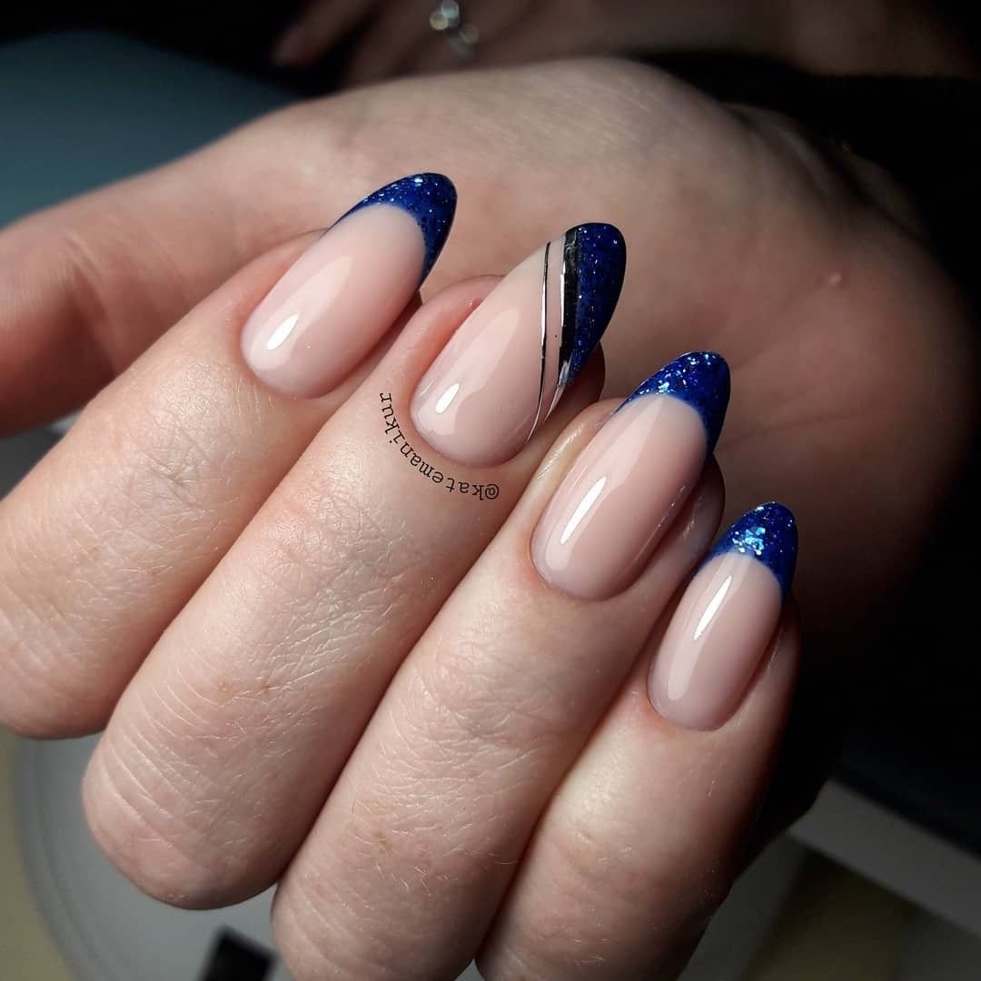 Синий френч