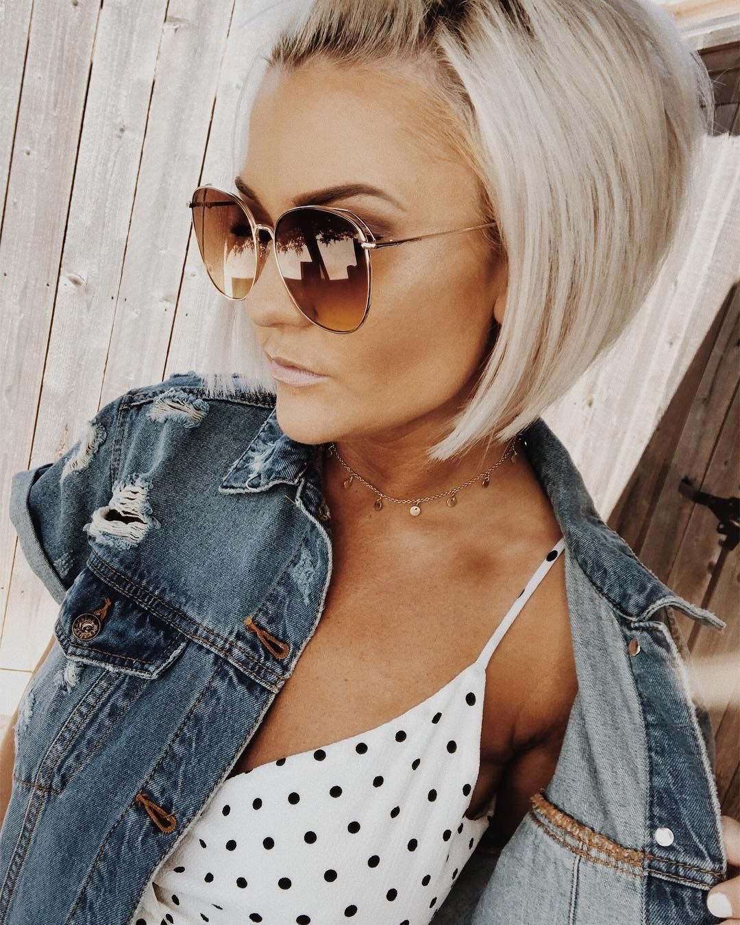 Градуированный Боб блонд