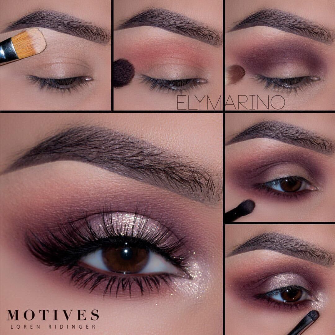 Макияж в коричневых тонах пошагово