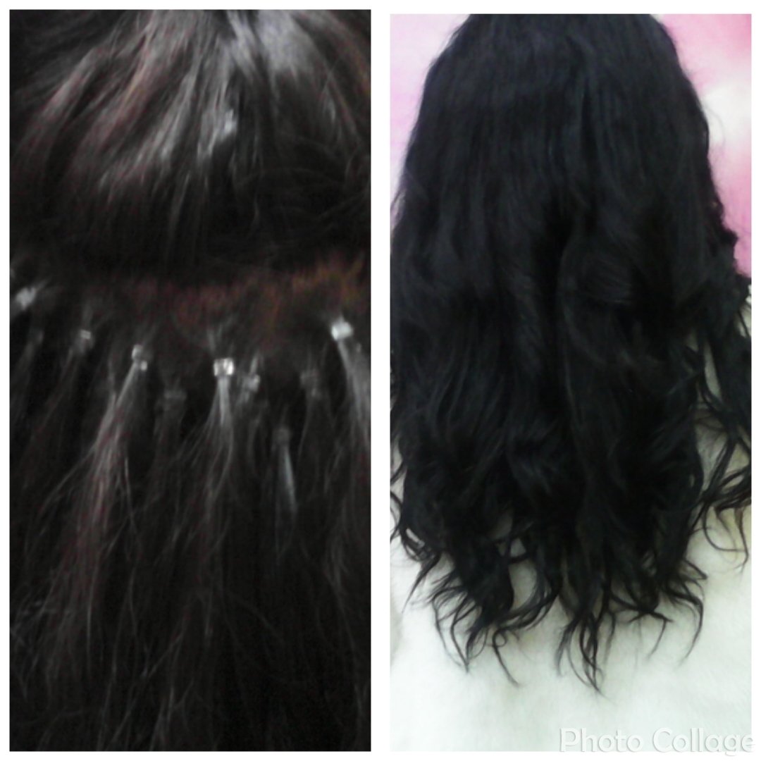 Накладные пряди на заколках