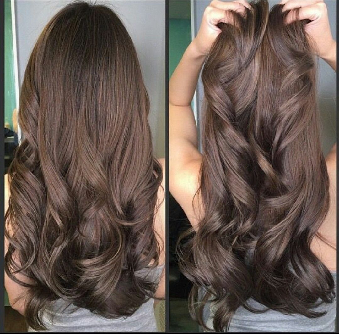 Окрашивание на длинные прямые волосы