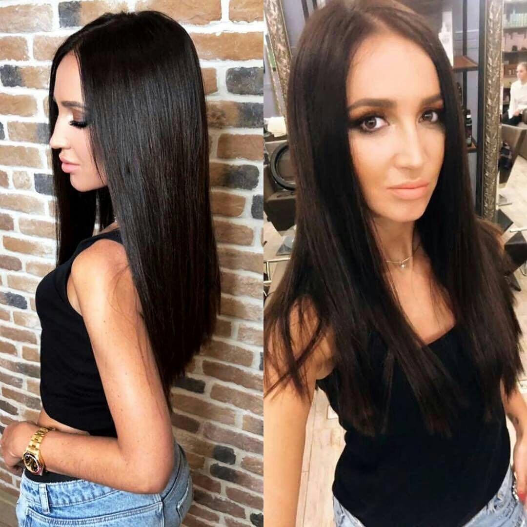 Наращивание волос на каре