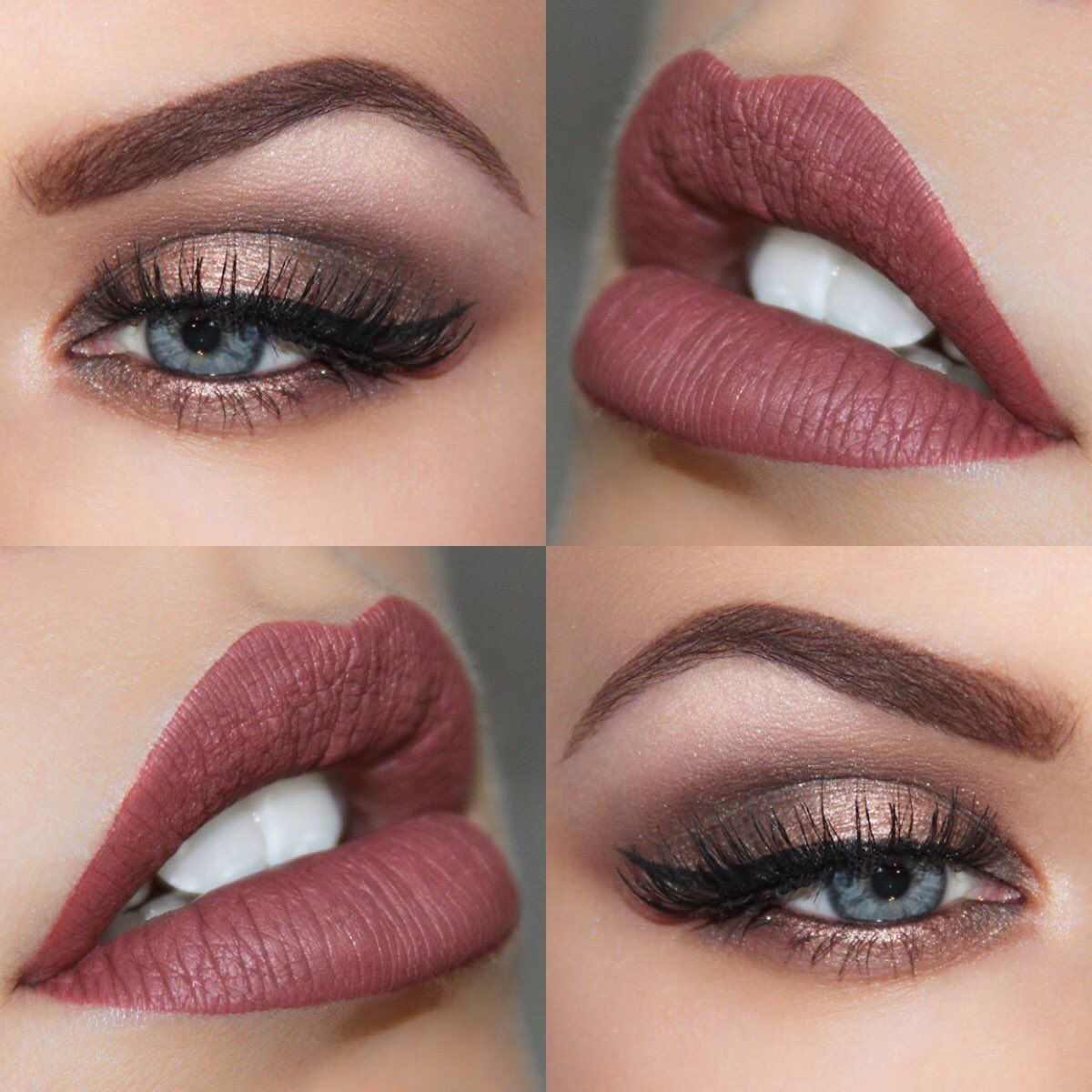 Макияж глаз с палеткой naked 3