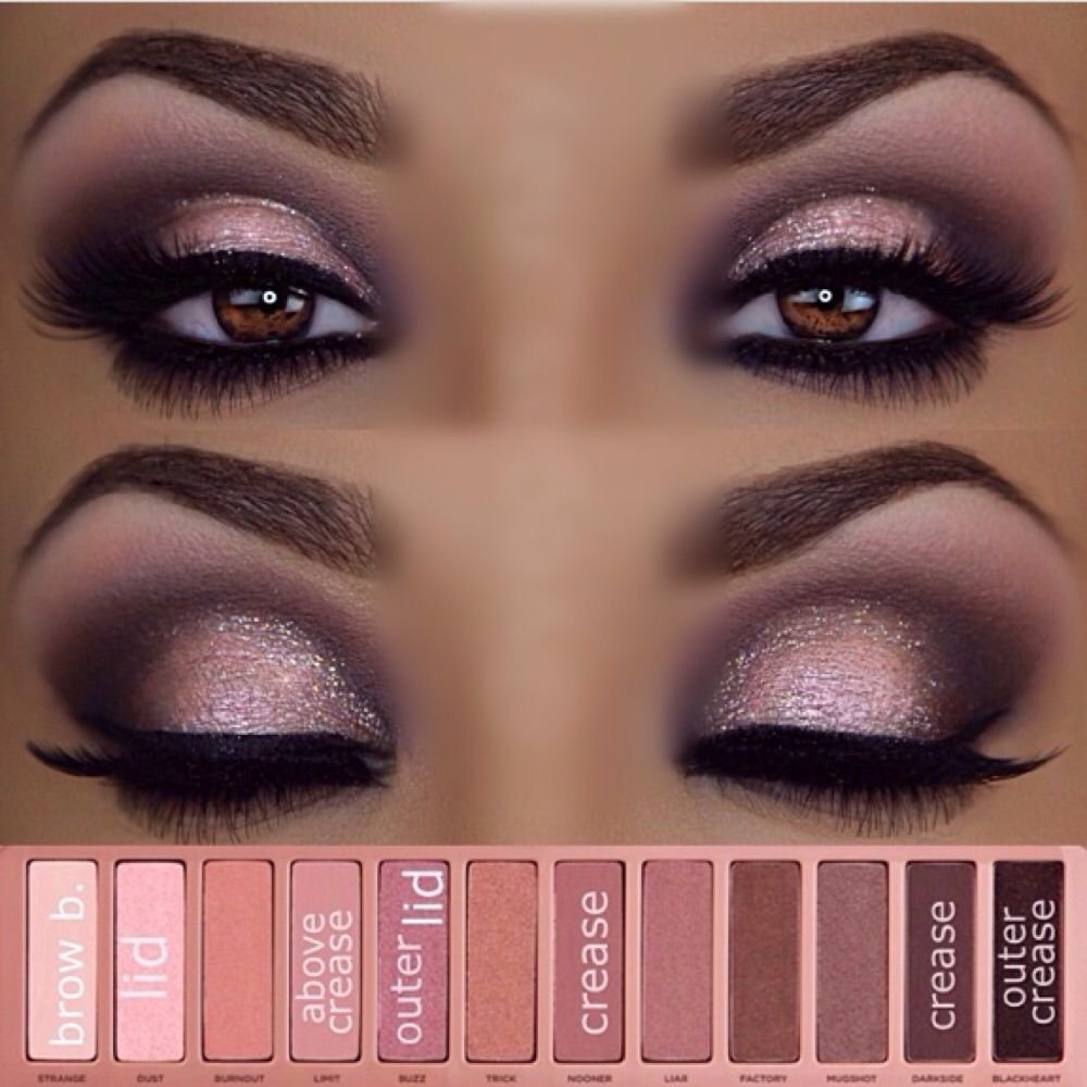 Макияж для нависшего века голубые глаза