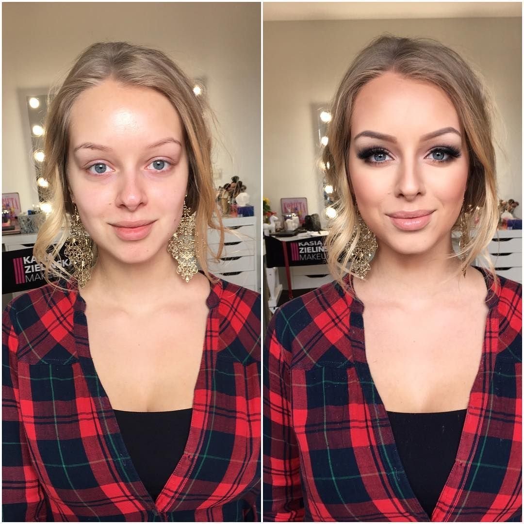 Девушка с накладными ресницами