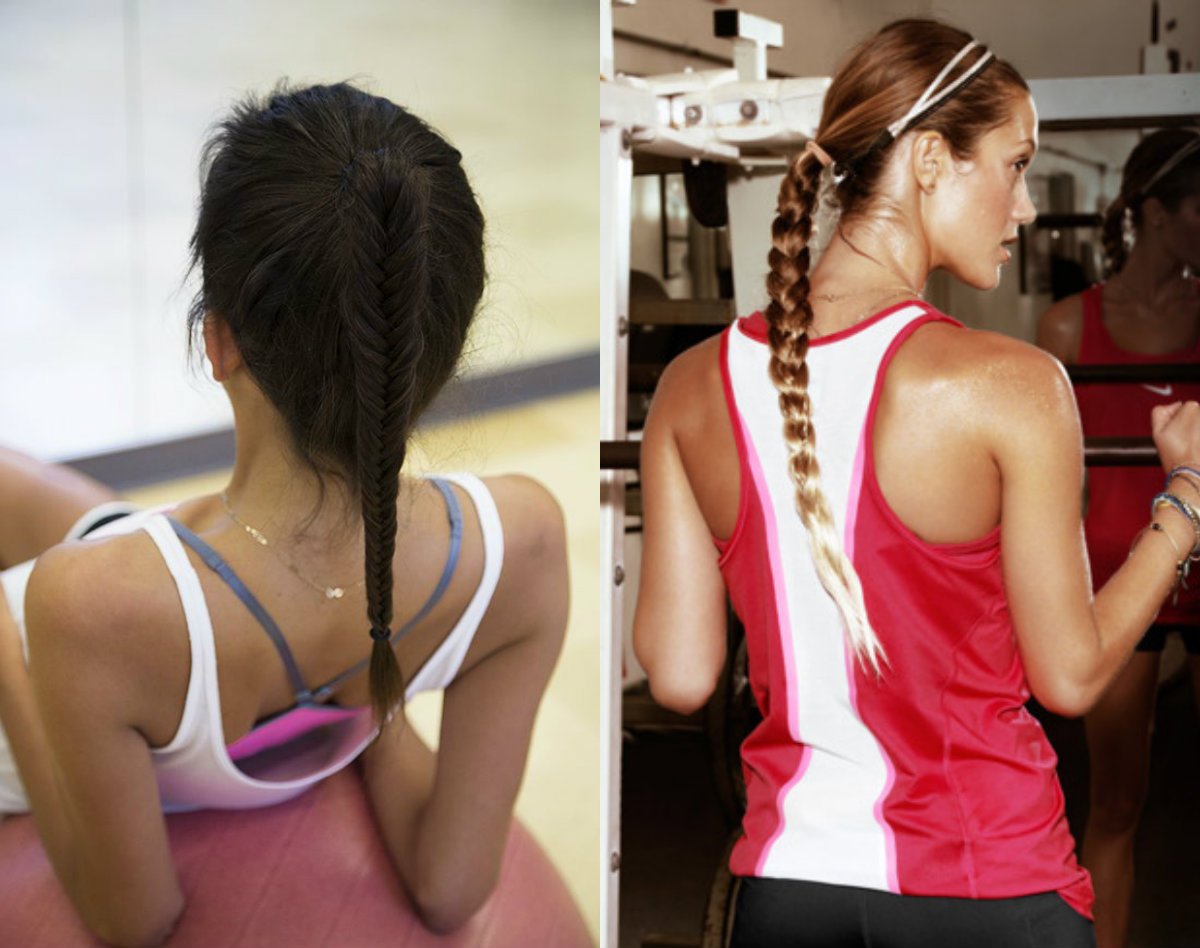 Девушка с хвостом