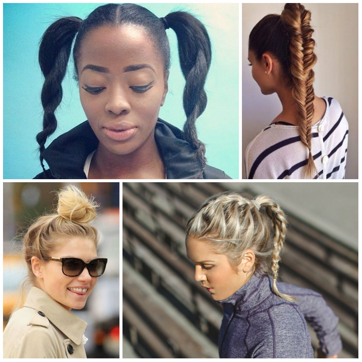 Красивые прически для спорта