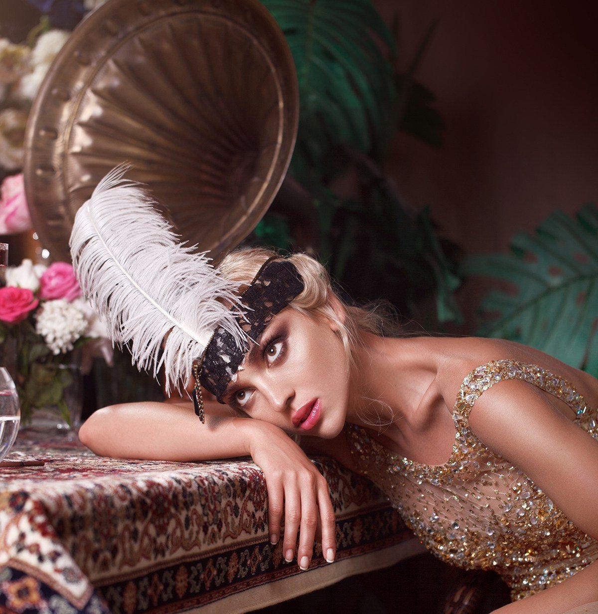 Легкий макияж в стиле ретро