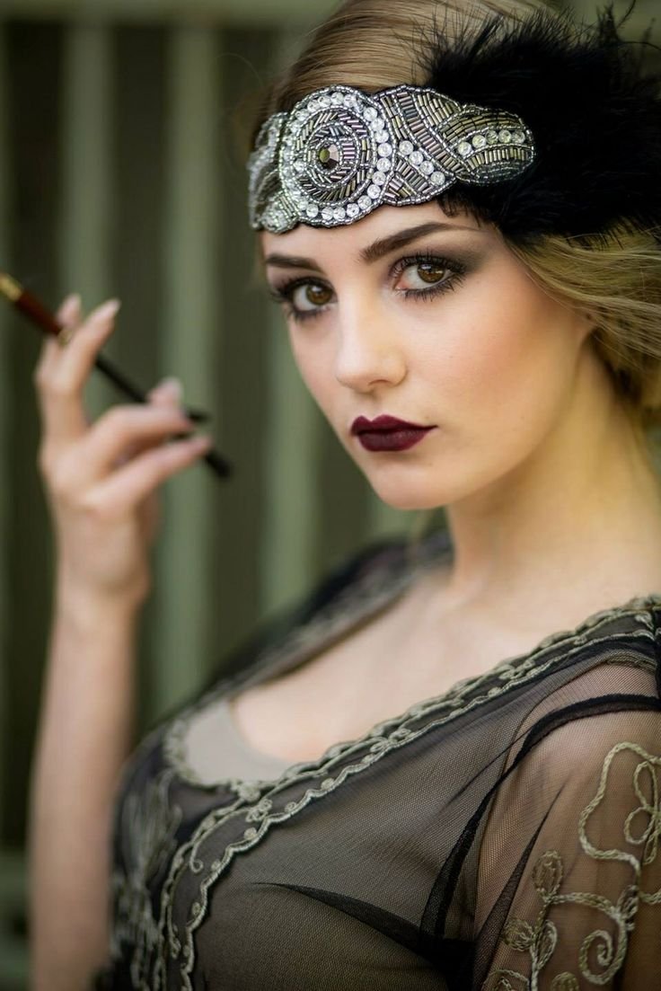 Брошь в волосы в стиле Гэтсби