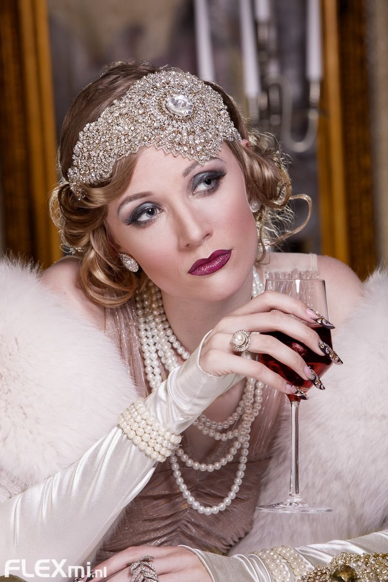 Повязка на голову в стиле Чикаго