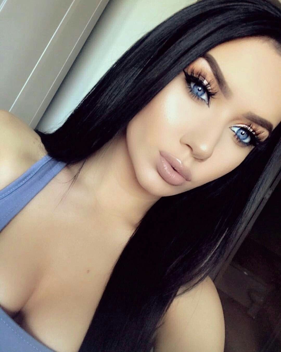 Окрашивание волос для голубоглазых девушек