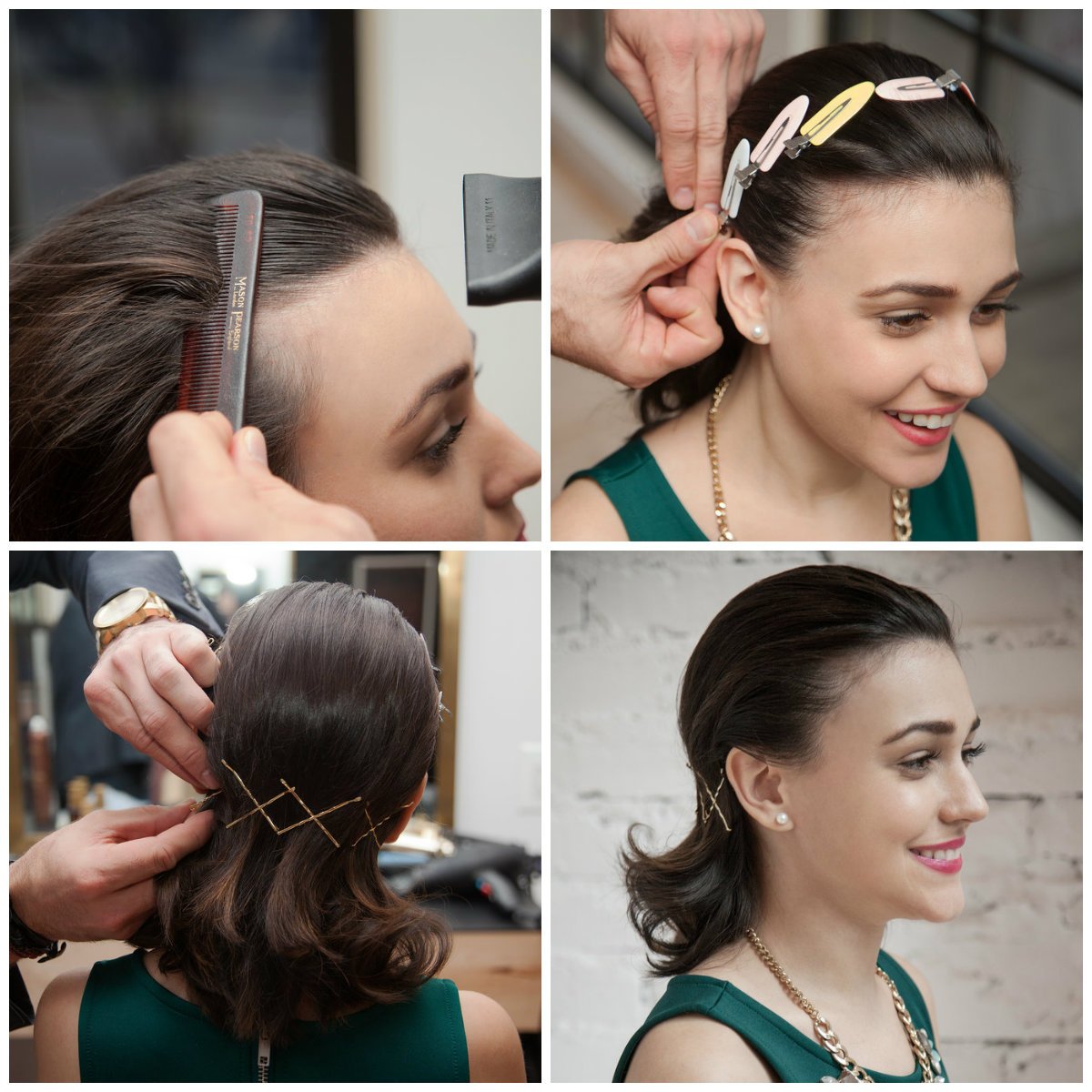 Прически с невидимками на каждый день