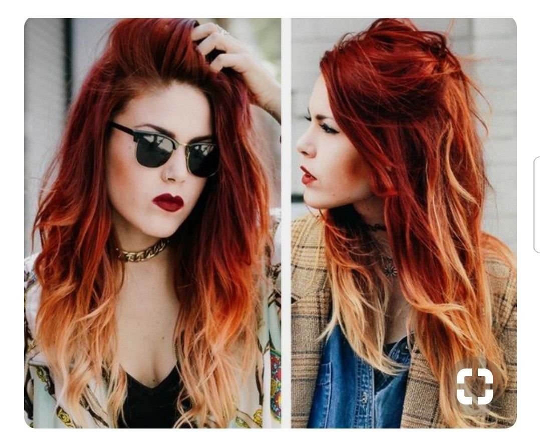 Рыжий с черными корнями