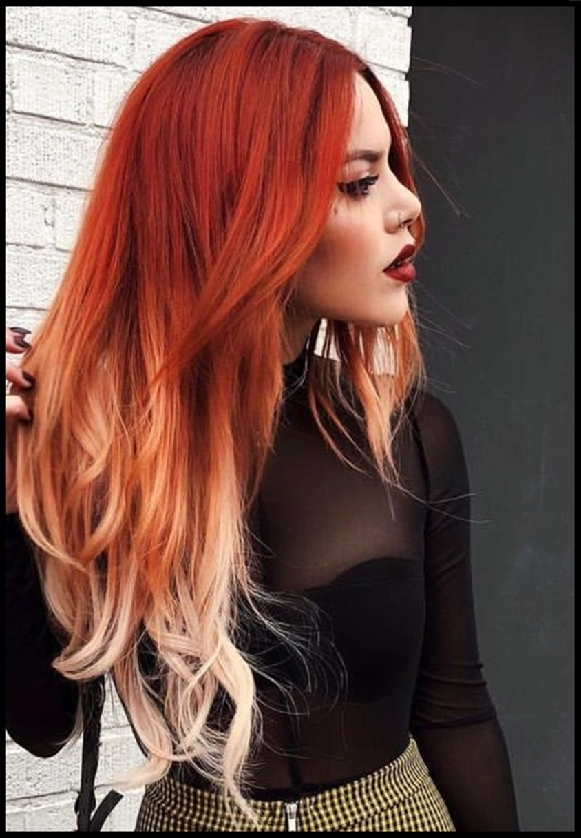 Омбре рыжий