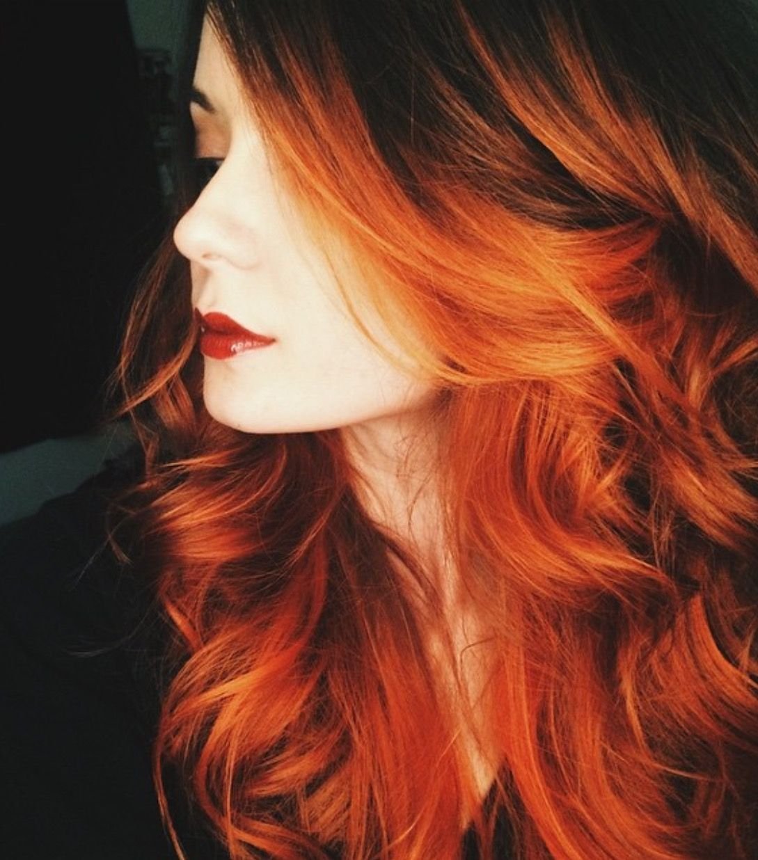 Рыжие кончики