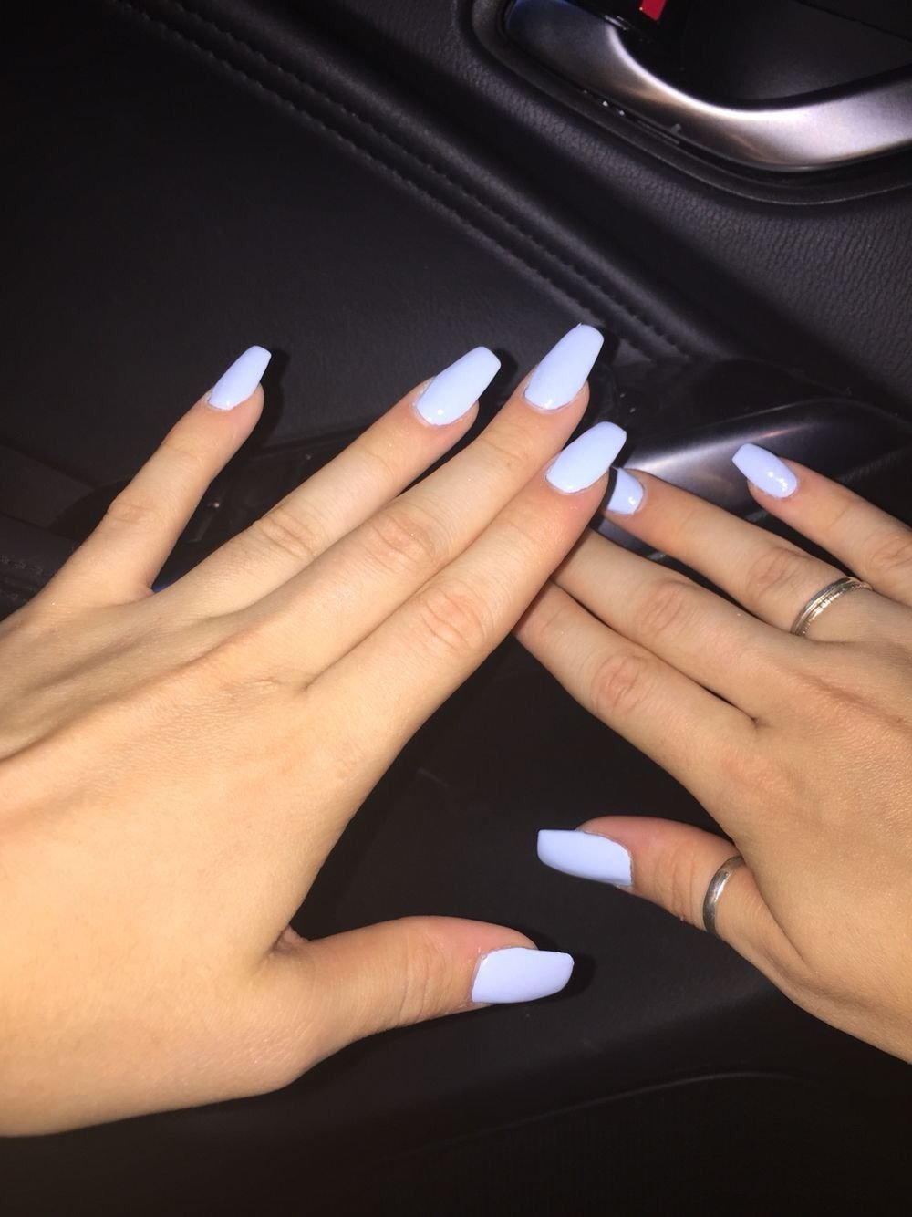 Маникюр на длинные ногти