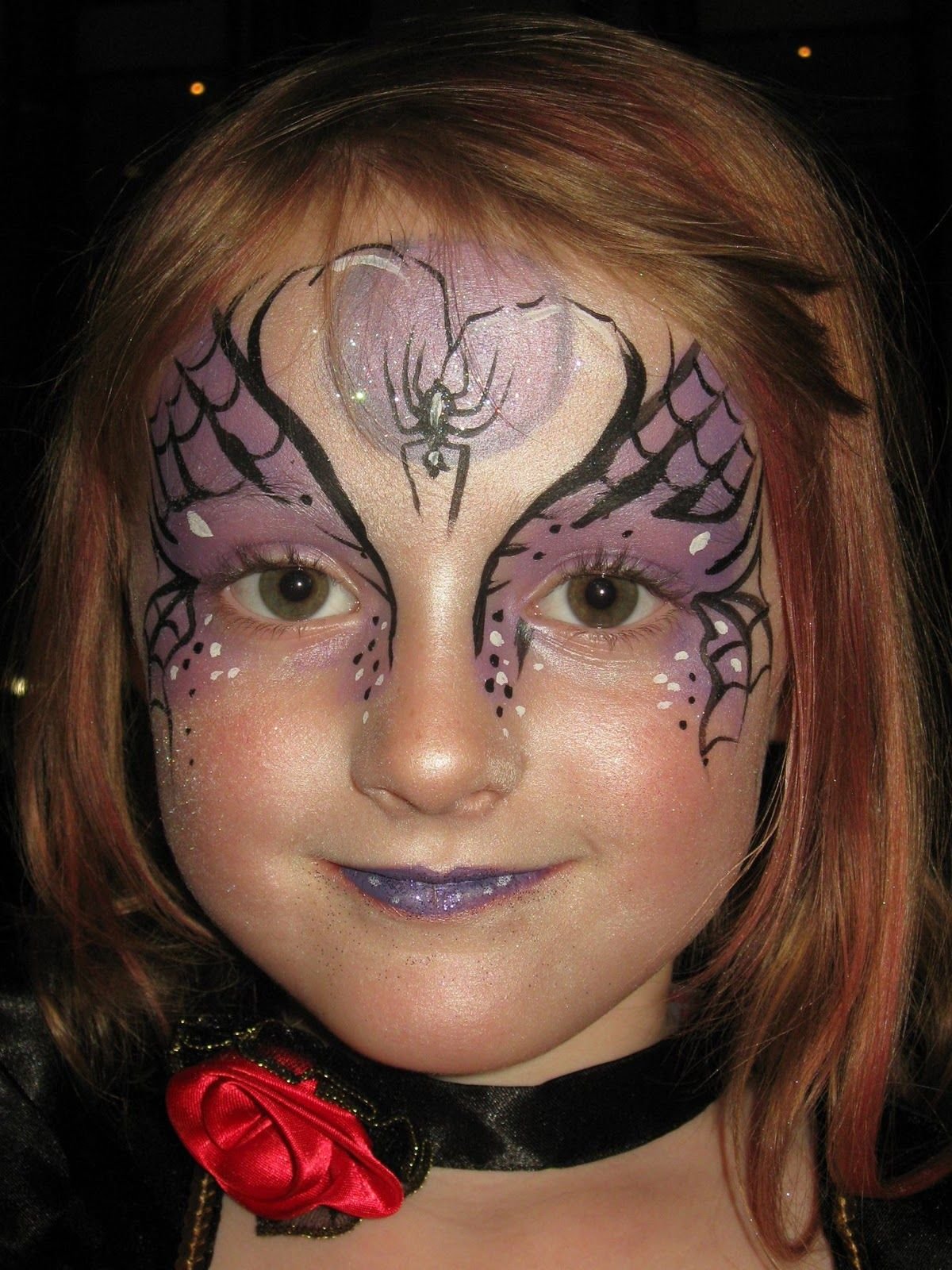 аквагрим на хэллоуин фото для девочек