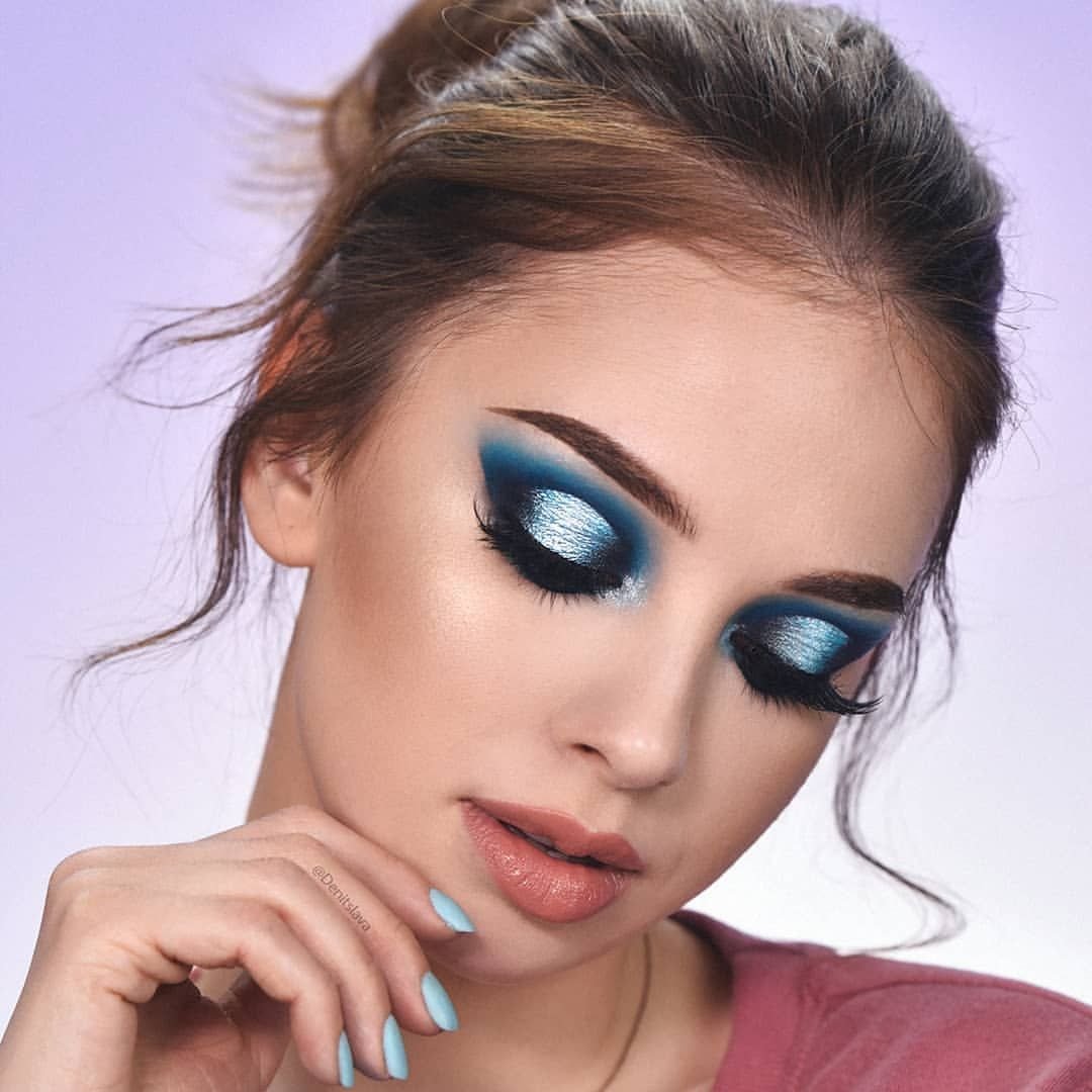 Макияж ночной яркий
