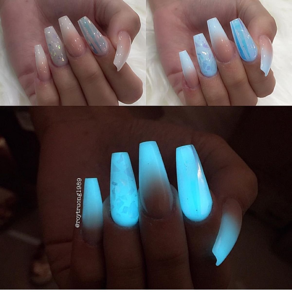 Светоотражающий маникюр