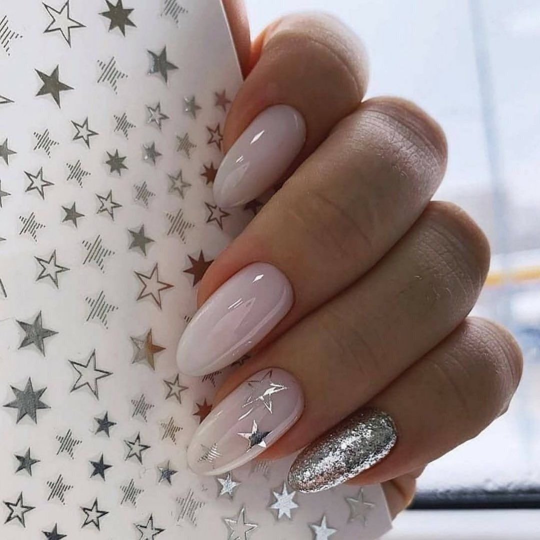 Полупрозрачные ногти