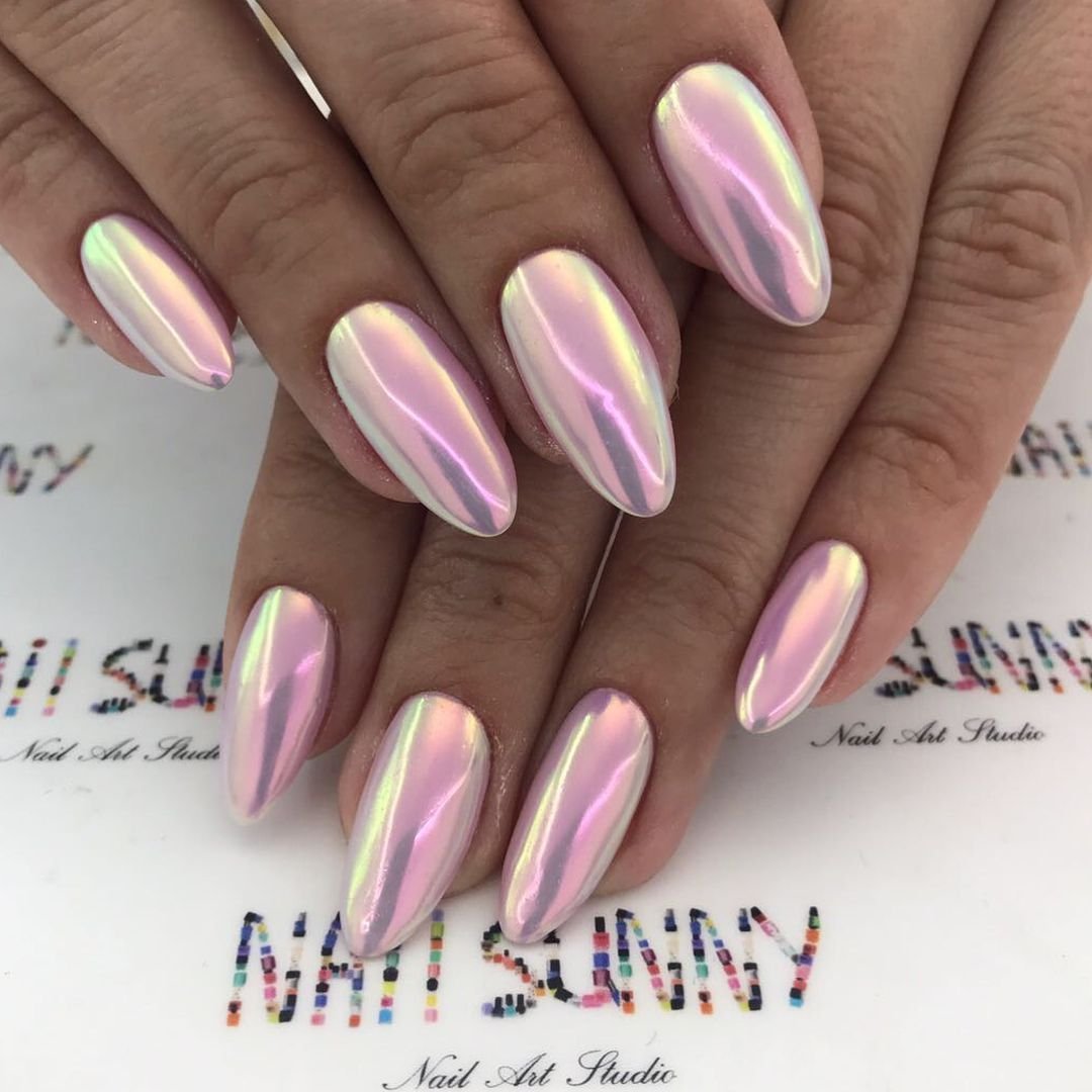 Ногти миндаль втирка