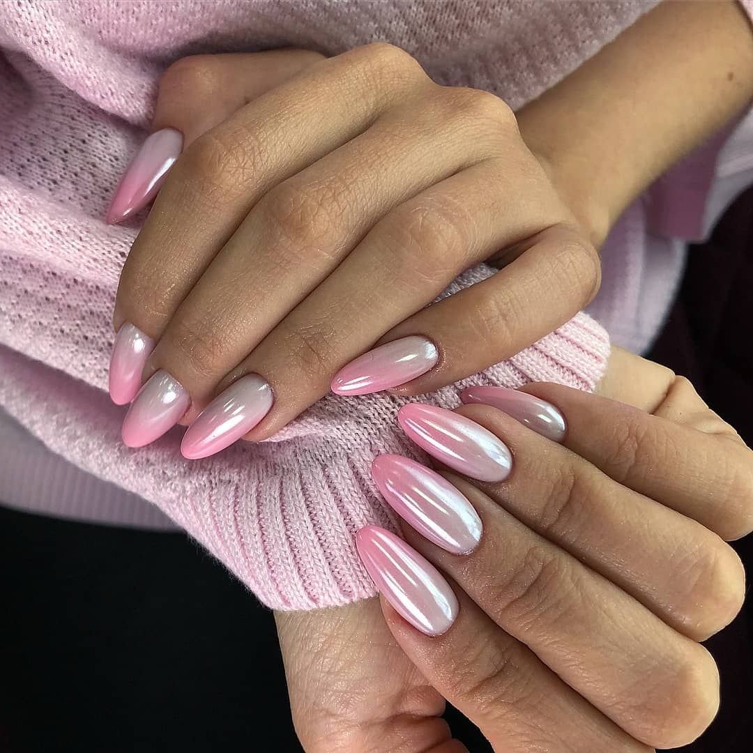 Маникюр в стиле пыльная роза