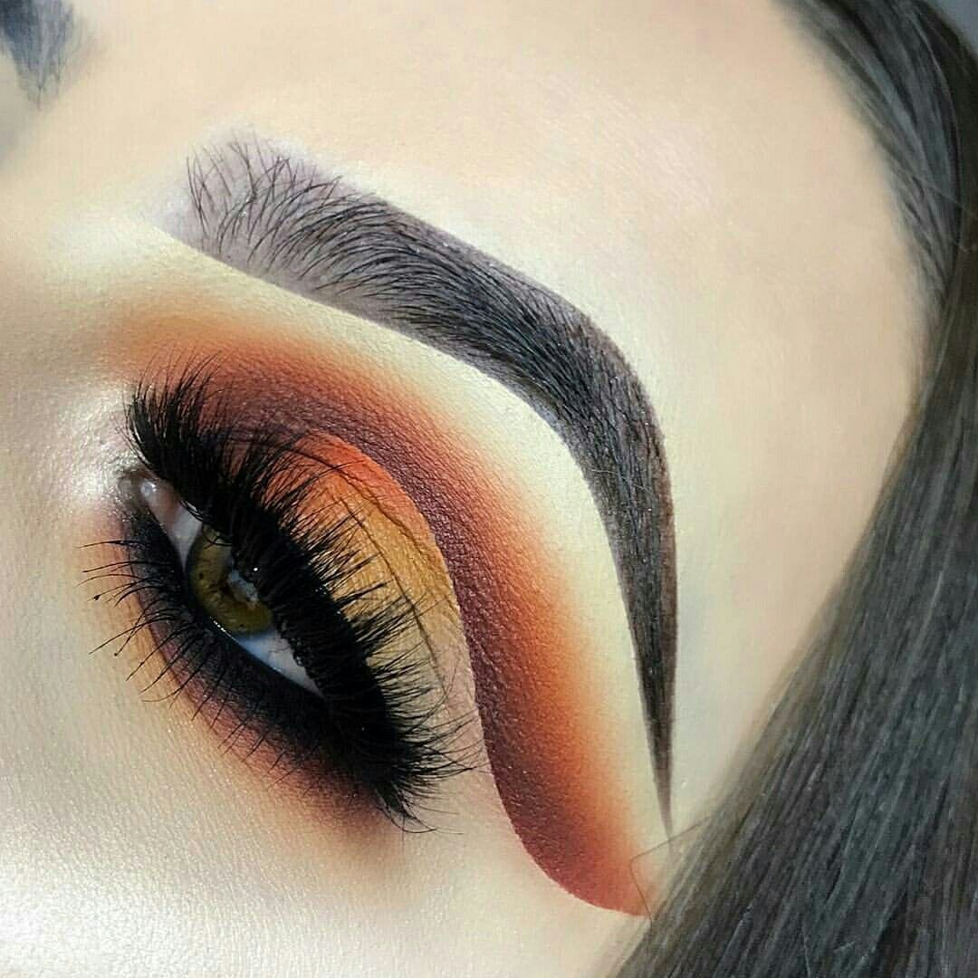 Макияж глаз в стиле лисичк