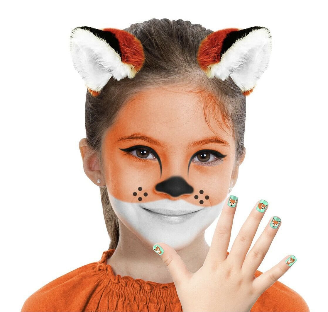 Грим лисы для детей