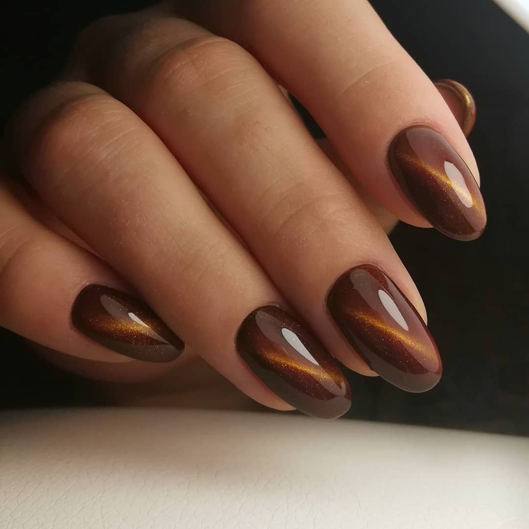 Шоколадный маникюр